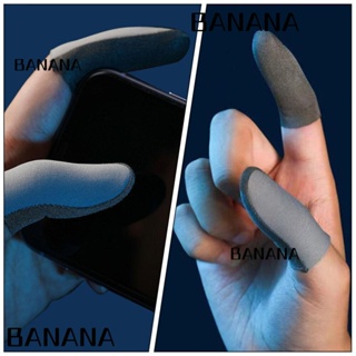 Banana1 ปลอกสวมนิ้วหัวแม่มือ ดูดซับเหงื่อ ระบายอากาศ ทนทาน น้ําหนักเบา ขนาดเล็ก ป้องกันนิ้วมือ สําหรับเล่นเกม