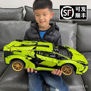 บล็อกตัวต่อเลโก้ Lamborghini JPEL ความยากสูง เหมาะกับของขวัญวันเกิด ของเล่นสําหรับเด็ก และผู้ใหญ่