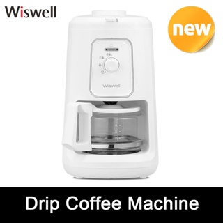 Wiswell WC4061W Drip Coffee Machine Maker Home Cafe White color