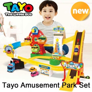 Tayo Bus Amusement Park Set City Kids Toy Rollercoaster Kit Play Korea