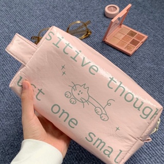 New ins style original makeup bag large capacity dirty-resistant portable waterproof storage bag pencil case pencil case pencil case