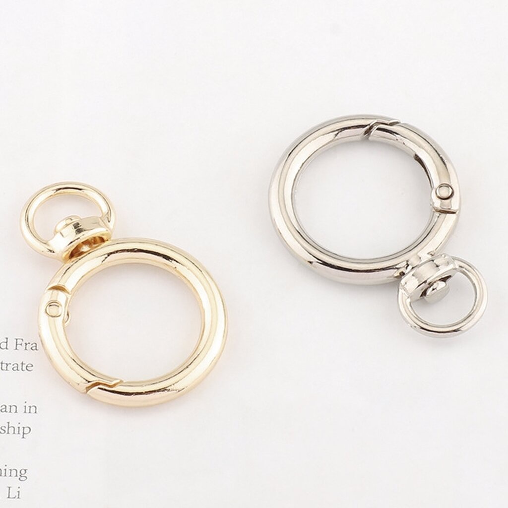 ขายส่ง-20ชิ้น-50ชิ้น-new-design-หรูหราไฮโซ-ตะขอพวงกุญแจ-ตะขอกระเป๋าอะไหล่กระเป๋า-อะไหล่พวงกุญแจ-ขนาด27มม