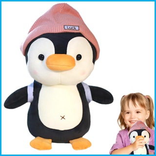 ตุ๊กตาเพนกวินน่ารัก แบบนิ่ม ขนาด 22 ซม. 8.66 นิ้ว เหมาะกับของขวัญวันเกิด สําหรับเด็กผู้ชาย