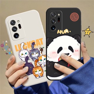 เคสโทรศัพท์ TPU แบบนิ่ม ลายการ์ตูนแมว สําหรับ Samsung Note 20 Ultra 5G C_A8