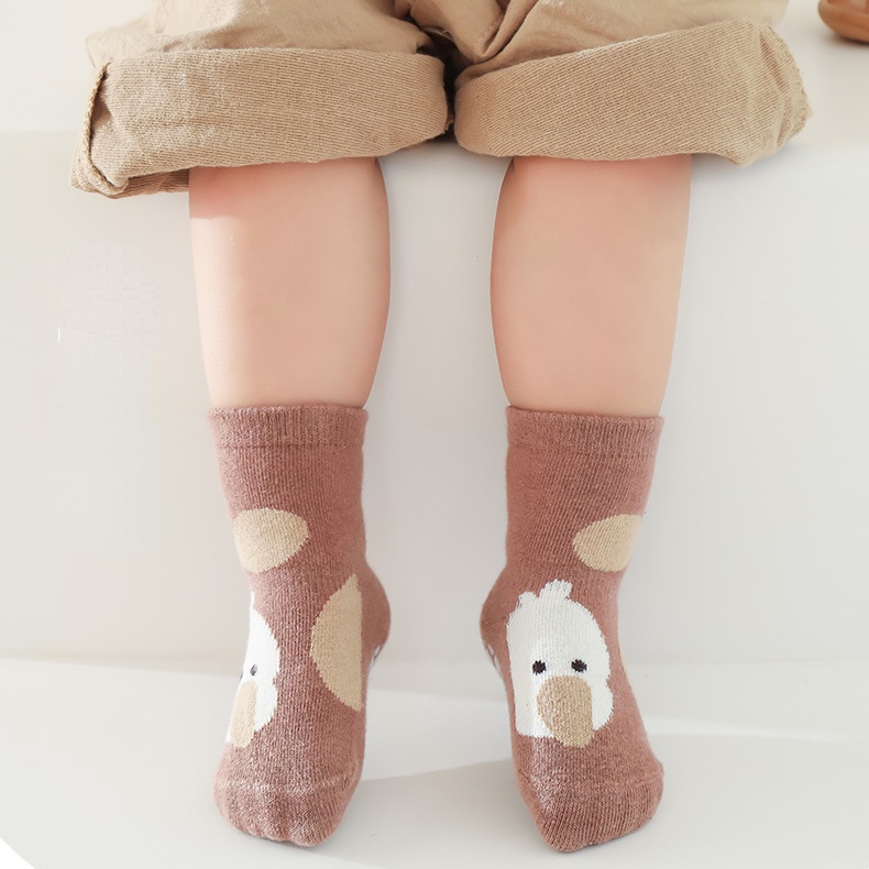 ถุงเท้าผ้าฝ้าย-ลายการ์ตูน-กันลื่น-ระบายอากาศ-สําหรับเด็กทารกแรกเกิด-เด็กวัยหัดเดิน-2960