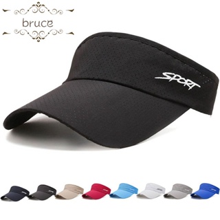 Bruce หมวกปีกกว้าง ป้องกันรังสียูวี สีพื้น กันแดด เหมาะกับใส่เล่นเทนนิส กอล์ฟ สําหรับผู้ชาย ผู้หญิง