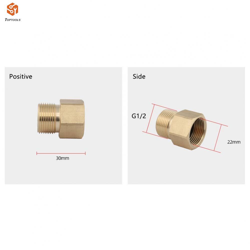 อะแดปเตอร์ทองเหลือง-4500-psi-สําหรับเครื่องฉีดน้ําแรงดัน-g1-2