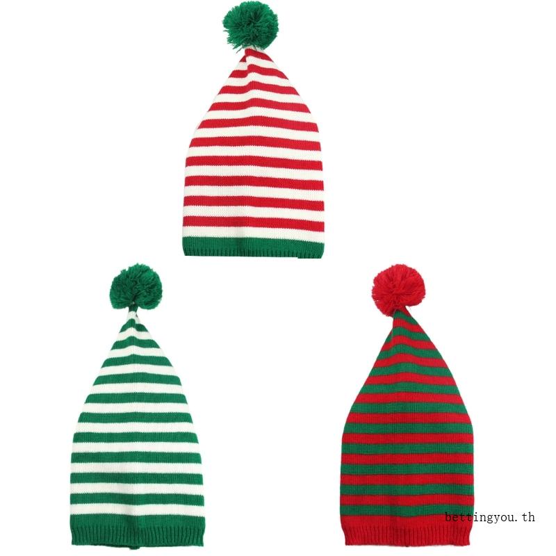 bettingyou-หมวกซานต้าครอส-หนา-อบอุ่น-คริสต์มาส-สําหรับเด็ก-และผู้ใหญ่