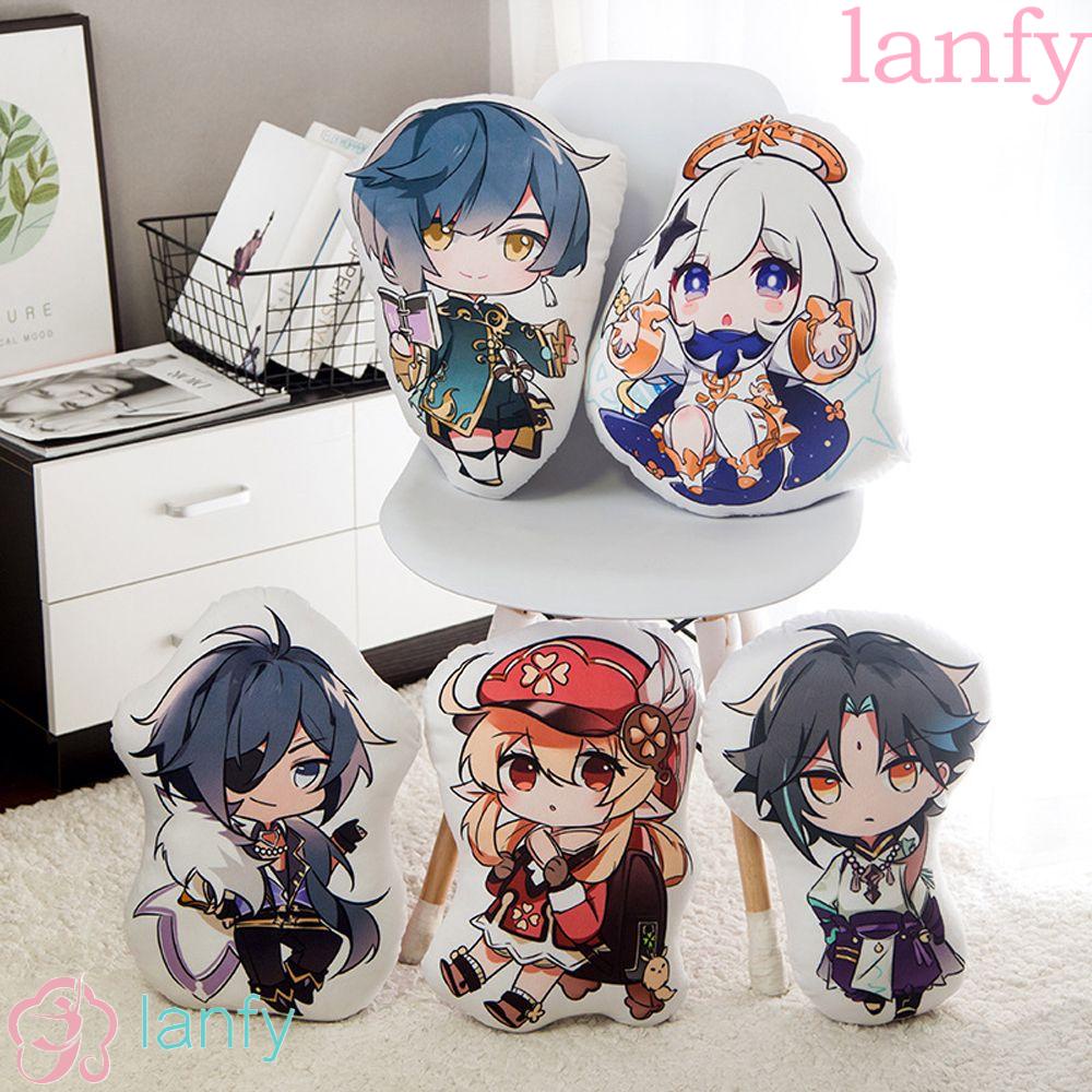 Lanfy หมอนตุ๊กตานุ่ม รูปการ์ตูนอนิเมะ Genshin Impact Prop Xiao Diluc