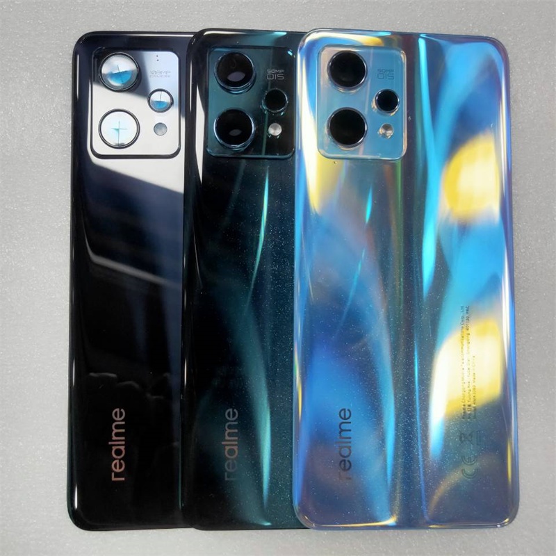 ฝาครอบแบตเตอรี่ด้านหลัง 6.4 นิ้ว แบบเปลี่ยน สําหรับ Realme 9 Pro Plus ...