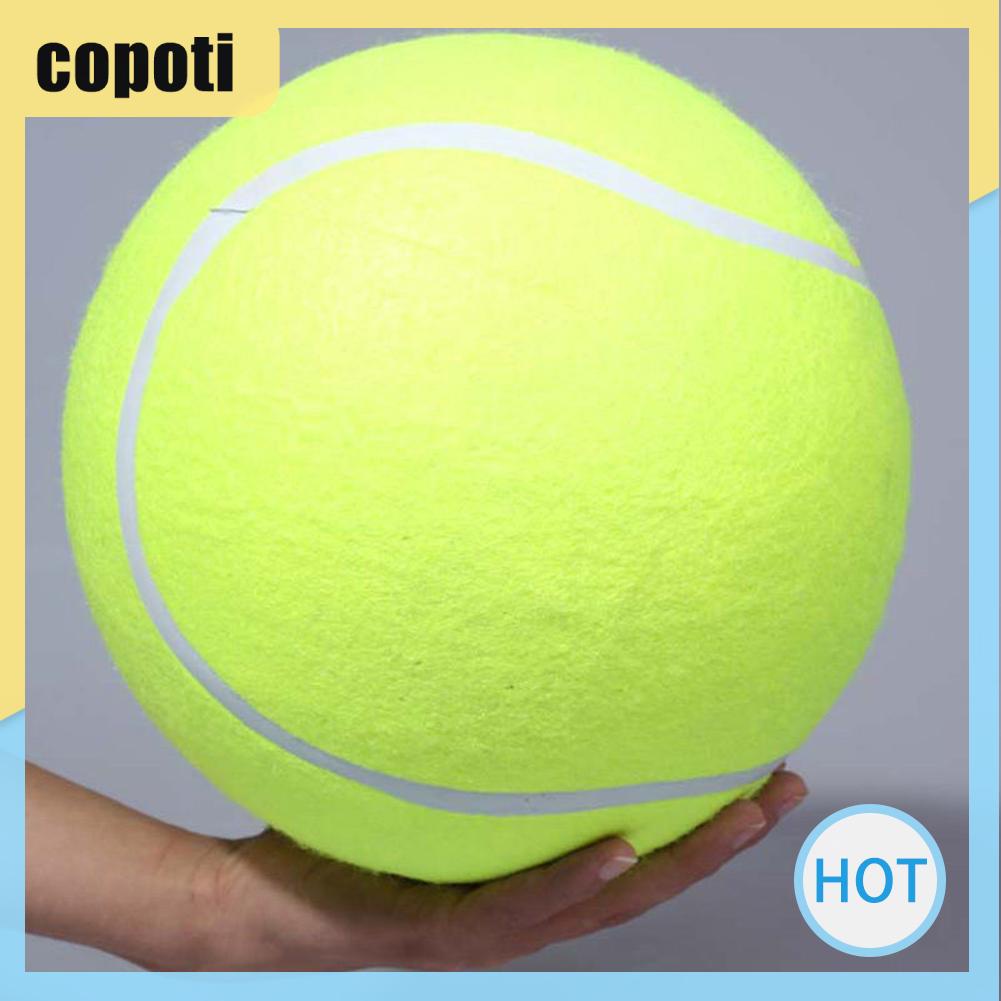 ของเล่นลูกเทนนิส-ขนาดใหญ่-9-5-นิ้ว-สําหรับสัตว์เลี้ยง-สุนัข-copoti-th