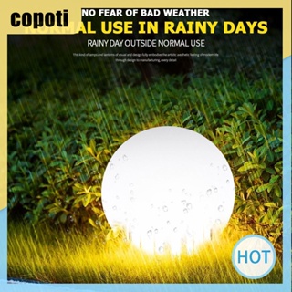 โคมไฟ LED ลูกบอล กันน้ํา พร้อมรีโมตคอนโทรล สําหรับตกแต่งสวน สนามหญ้า [copoti.th]