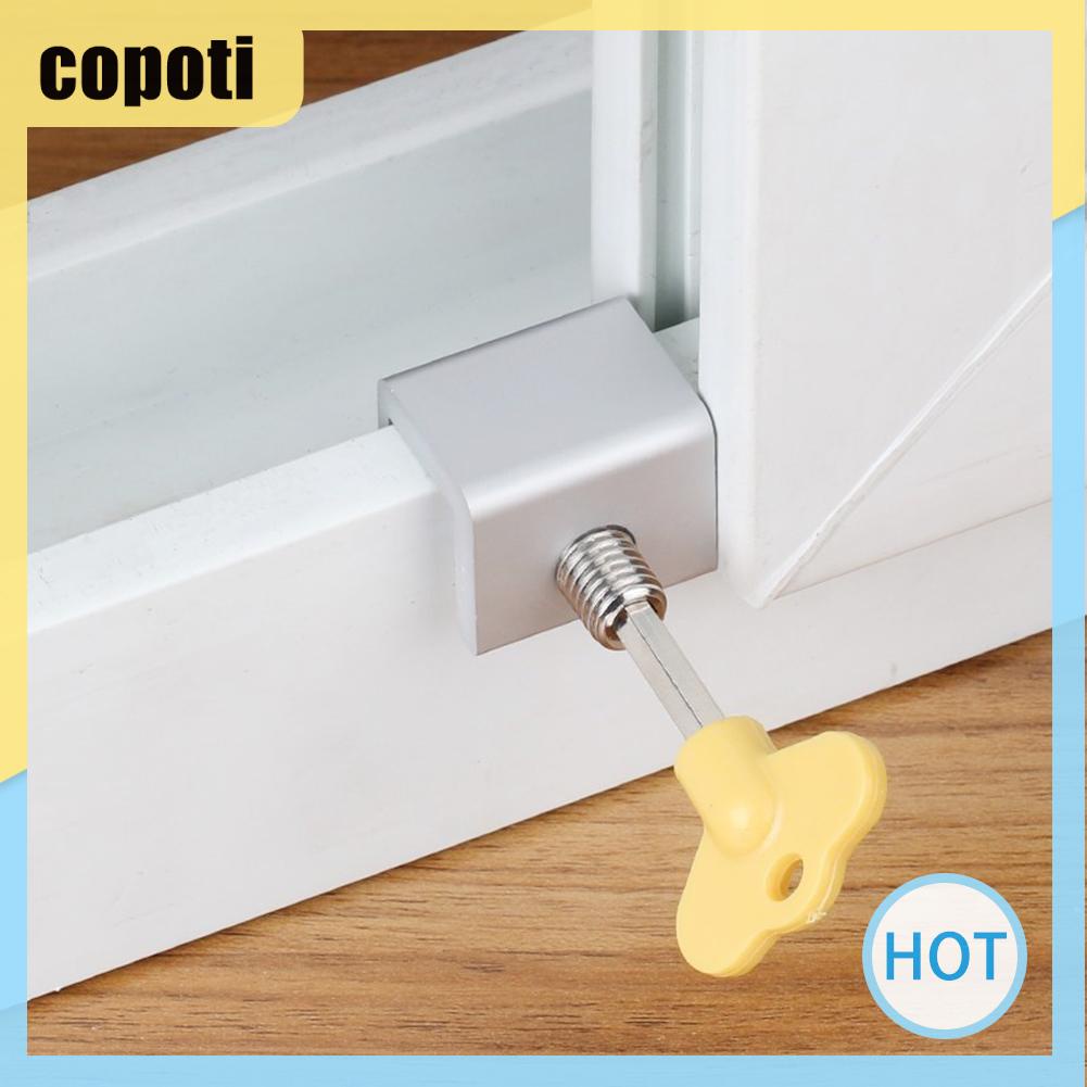 อุปกรณ์ล็อคประตู-หน้าต่าง-อัลลอย-ปรับได้-สําหรับเด็ก-copoti-th