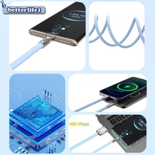 Btm สายชาร์จ USB 2 In 1 หลายสาย USB C พร้อม Type C MicroUSB สําหรับโทรศัพท์ แท็บเล็ต