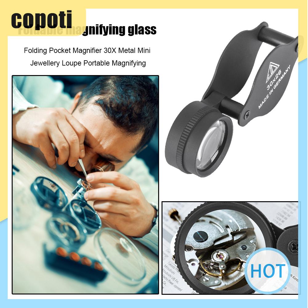 แว่นขยายโลหะ-30x-แบบพกพา-ขนาดเล็ก-พับได้-สําหรับขยายเครื่องประดับ-copoti-th