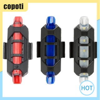 ไฟท้ายจักรยาน LED ชาร์จ USB กันน้ํา [copoti.th]