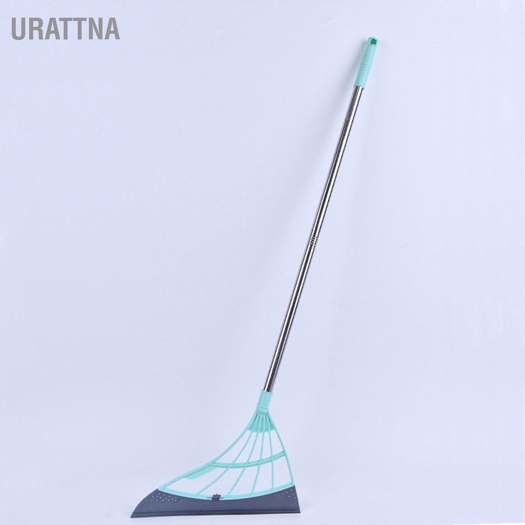 urattna-ไม้กวาดกวาดแบบถอดออกได้ขูดง่ายซิลิโคนขนาดกะทัดรัดเช็ดไม้กวาดปาดน้ำสำหรับพื้น