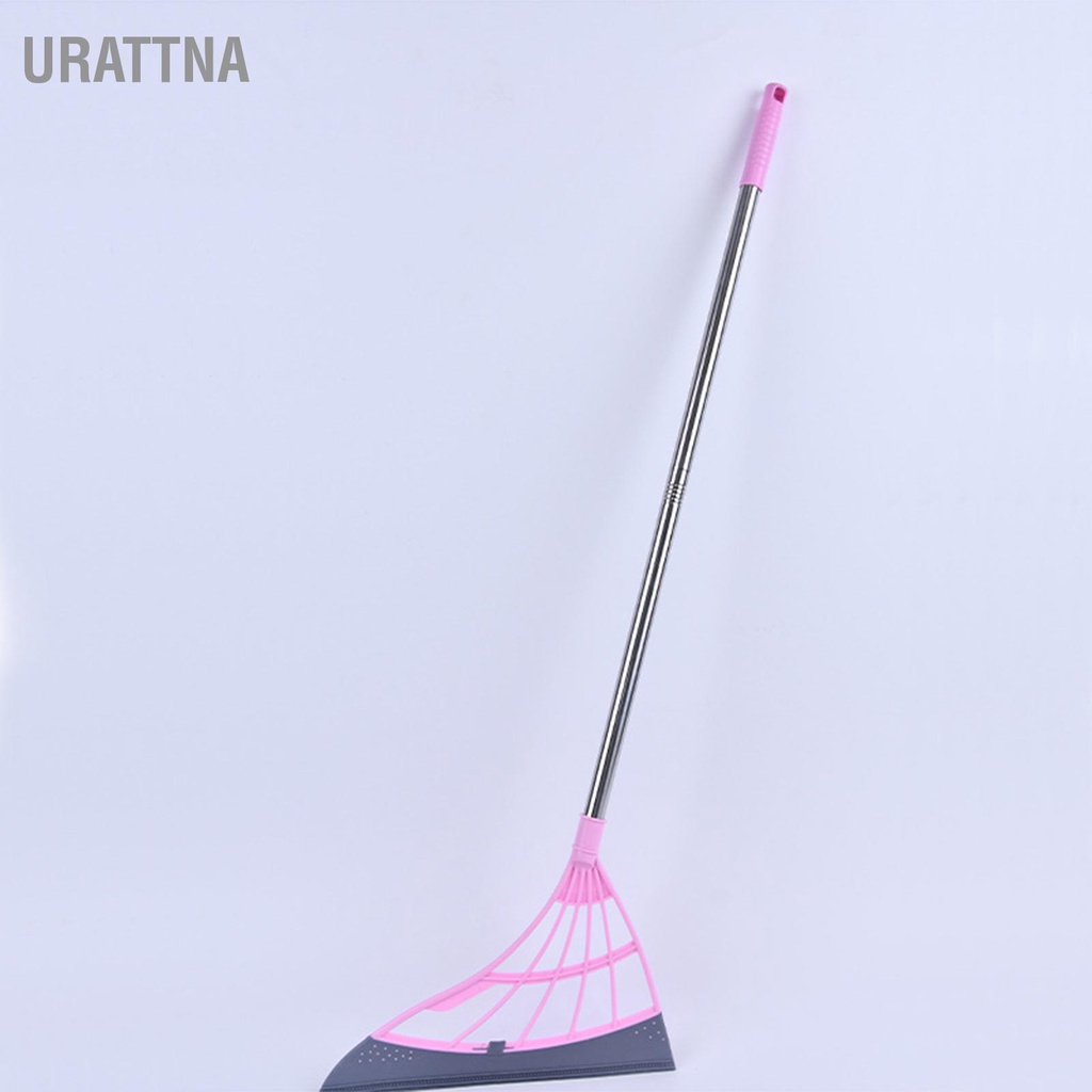 urattna-ไม้กวาดกวาดแบบถอดออกได้ขูดง่ายซิลิโคนขนาดกะทัดรัดเช็ดไม้กวาดปาดน้ำสำหรับพื้น