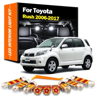 หลอดไฟ LED แคนบัส สําหรับ Toyota Rush F700 2006 2007 2008 2009 2010-2017 9 ชิ้น