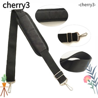 Cherry3 สายสะพายกระเป๋า ไนล่อน สีดํา ปรับได้ 145 ซม. สําหรับผู้ชาย