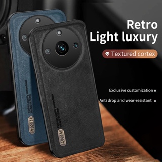 เคสโทรศัพท์มือถือหนัง ซิลิโคน TPU ผิวด้าน กันกระแทก กันรอยกล้อง หรูหรา สําหรับ Realme 11 Pro Plus 11NFC 11Pro+ Realme11Pro Realme11 4G 5G