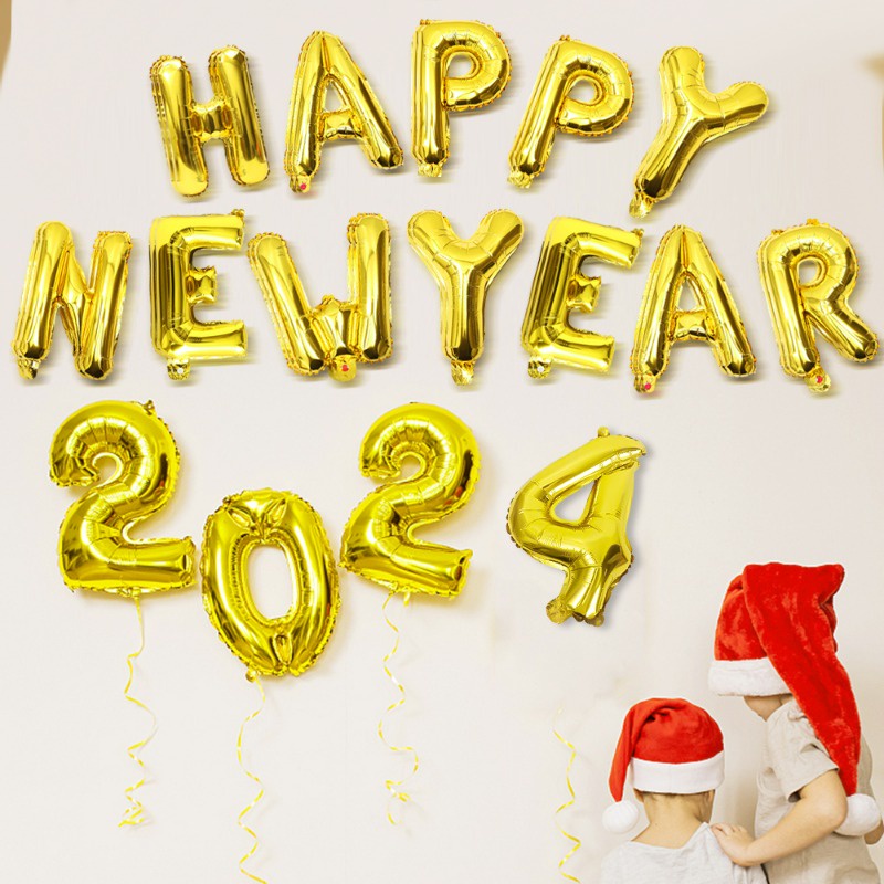 ชุดลูกโป่งฟอยล์อลูมิเนียม-ลาย-happy-new-year-merry-christmas-สําหรับตกแต่งปาร์ตี้ปีใหม่-2024