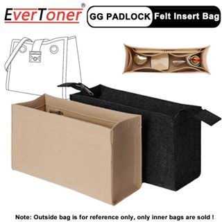 Evertoner กระเป๋าผ้าสักหลาด น้ําหนักเบา สําหรับจัดเก็บ PadLock กระเป๋าถือ กระเป๋าซับใน