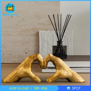 [Almencla1] รูปปั้นมือ รูปปั้นมือรัก โรแมนติก สําหรับตกแต่งห้องนอน ห้องนั่งเล่น ตู้