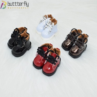 Buttterfly รองเท้าหนัง PU 15 ซม. สําหรับตุ๊กตา 1/6 1 คู่