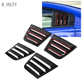 B_HILTY 2 ชิ้นสีดำเงาด้านข้าง Vent Window Cover ABS Scoops Louver เปลี่ยนสำหรับ Dodge Charger 2011-2021