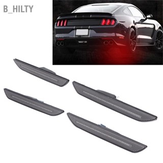 B_HILTY คู่ LED ไฟเลี้ยวด้านข้างเปลี่ยนเลนส์ควันสำหรับ Ford Mustang 2018-2020