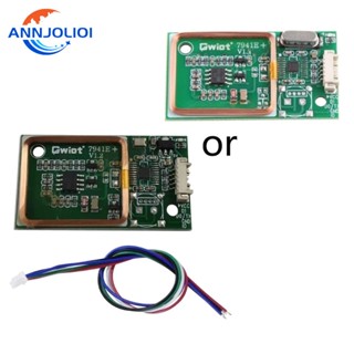 Ann EM4100 โมดูลอ่านหนังสือไร้สาย RFID UART 3Pin 125KHz 8 ซม. สําหรับเซนเซอร์อ่านหนังสือ DC 5V