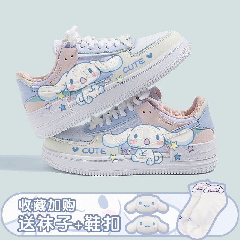 big-ears-white-dog-college-style-white-shoes-spring-and-summer-new-womens-shoes-low-top-board-shoes-lovely-sneakers