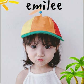 Emilee หมวกเบสบอล ไม้ไผ่ ลายแมลงปอ สีรุ้ง สําหรับผู้ใหญ่