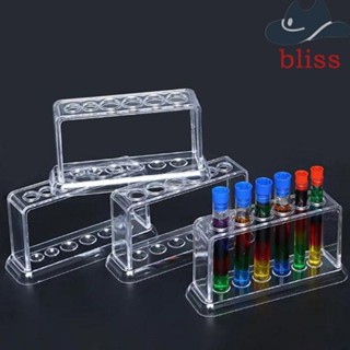 Bliss ชั้นวางหลอดทดลอง พลาสติกใส 6 หลุม เพื่อการศึกษา สําหรับโรงเรียน