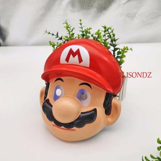 Alisondz หน้ากากคอสเพลย์ การ์ตูนอนิเมะ สําหรับเด็ก Headwear Luigi Anime Mask Super Mario Bros