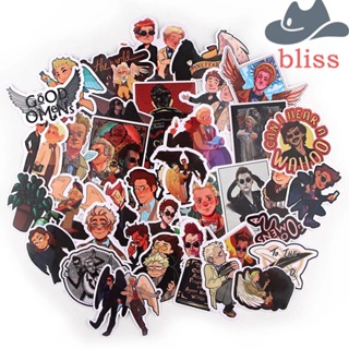 Bliss สติกเกอร์ ลาย Good Omens DIY สําหรับตกแต่งโน้ตบุ๊ก แล็ปท็อป เครื่องเขียน กีตาร์ รถยนต์ 38 ชิ้น ต่อล็อต