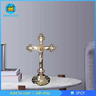 [Almencla1] ขาตั้ง ลาย Handwerkliches Dekor Crucifix สําหรับตกแต่งบ้าน