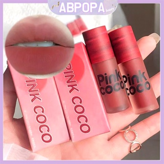Abpopa Beauty PINK COCO ลิปสติก เนื้อแมตต์ ไม่แห้ง