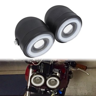 ไฟหน้า ไฟเลี้ยว LED ทรงกลม สไตล์เรโทร สําหรับรถจักรยานยนต์ Harley Prince CG125