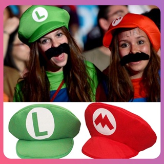 Creative Creative Super Mary Hat Mario Odyssey Hat Mario Hat Cosplay หมวกคอสเพลย์ฮาโลวีน Halloween Ghost Festival ถ่ายทอดสดอุปกรณ์เสริมตลก [COD]