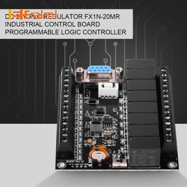 eralml-บอร์ดควบคุมโปรแกรม-plc-dc-24v-plc-regulator-fx1n-20mr