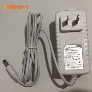 Eralml อะแดปเตอร์ AC DC อินพุต 100V-240V เอาท์พุต 12V สําหรับโคมไฟหกเหลี่ยม ABS