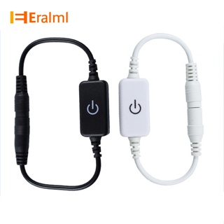 Eralml สวิตช์หรี่ไฟ LED สัมผัส สําหรับแหล่งกําเนิดแสงสีเดียว DC5~24V