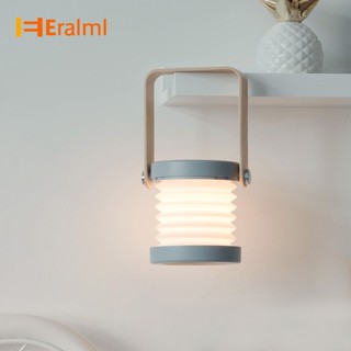 Eralml โคมไฟ LED แบบพกพา พับได้ สําหรับตั้งแคมป์กลางแจ้ง