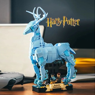 harry potter lego บล็อคตัวต่อ รูปกวาง แฮร์รี่ พอตเตอร์ ของเล่น ของขวัญ สําหรับเด็กผู้ชาย 76414