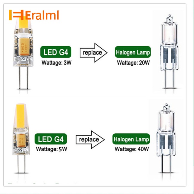 eralml-หลอดไฟฮาโลเจน-led-g4-3w-5w-12v-แบบเปลี่ยน-สําหรับโคมไฟระย้า-10-ชิ้น