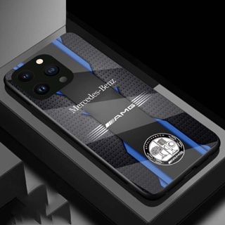 【พร้อมส่ง】เคสโทรศัพท์มือถือแบบแก้วแข็ง ลายโลโก้ Mercedes Benz ไฮเอนด์ สําหรับ IPhone 14 Pro Max 12 13 Mini 11 Plus X XR SE2020