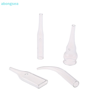 Abongsea 4 ชิ้น / เซต กําจัดสิวหัวดํา ท่อแก้ว หน้า รูขุมขน ทําความสะอาด ท่อดูดสูญญากาศ ดี