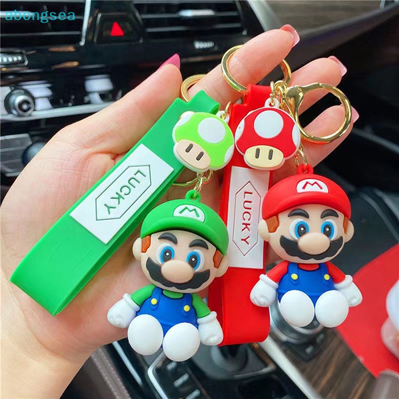 abongsea-game-พวงกุญแจฟิกเกอร์-pvc-รูป-super-mario-bros-kawaii